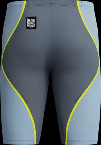 Speedo LZR Intent 2.0 High Waist Jamm Race Male Adult - Grey Lead/Acadia Blue/Hyper Yellow - Mai