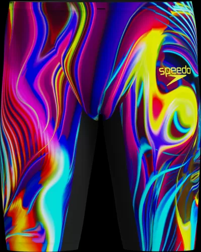 Speedo LZR Valor 2.0 Jammer AM Race Male Adult - Black/Molten Blur - Mainline
