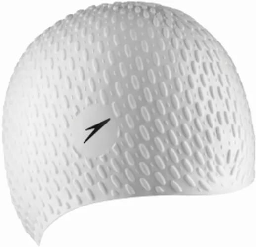 Speedo Bubble Cap Adult Unisex - White