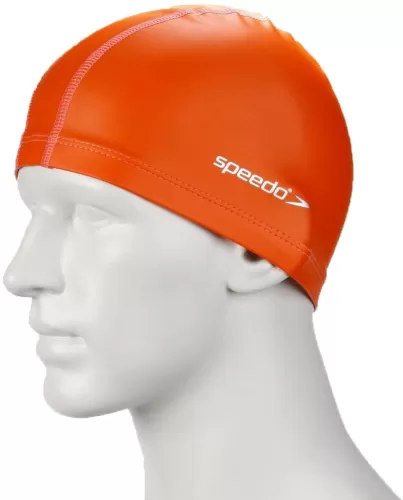 Speedo Pace Cap Swim Caps Adults - Orange