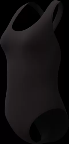 Speedo Solid Scoop Neck 1pc Swimwear Female Adult - Anthracite