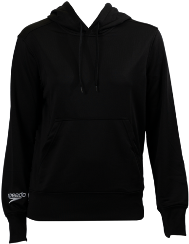 Preview: Speedo CLUB LIGHTWEIGHT HOODY AF BLAC Teamwear Adult Female - BLACK
