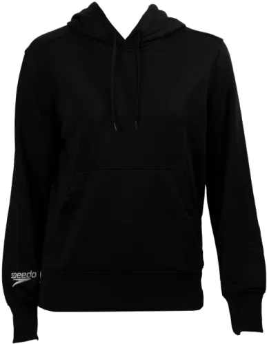 Speedo CLUB LIGHTWEIGHT HOODY AF BLAC Teamwear Adult Female - BLACK