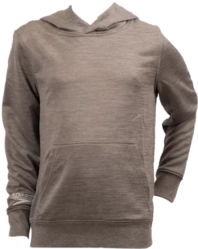 Speedo CLUB LIGHTWEIGHT HOODY JU GREY Teamwear Junior Unisex - GREY MARL