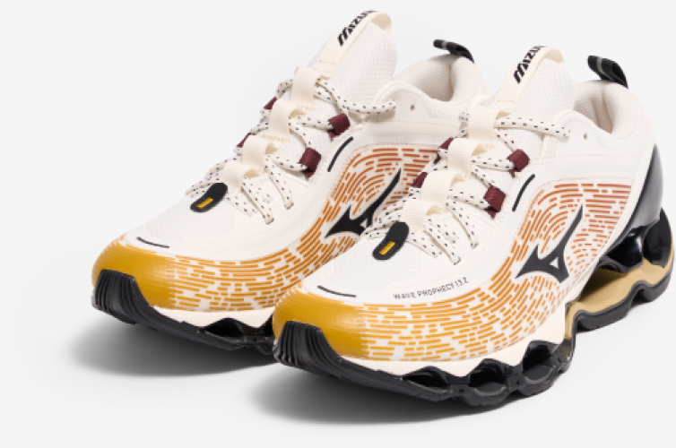 Preview: Mizuno Sport WAVE PROPHECY 13.2 Sportstyle - harvest gold/black/snow white