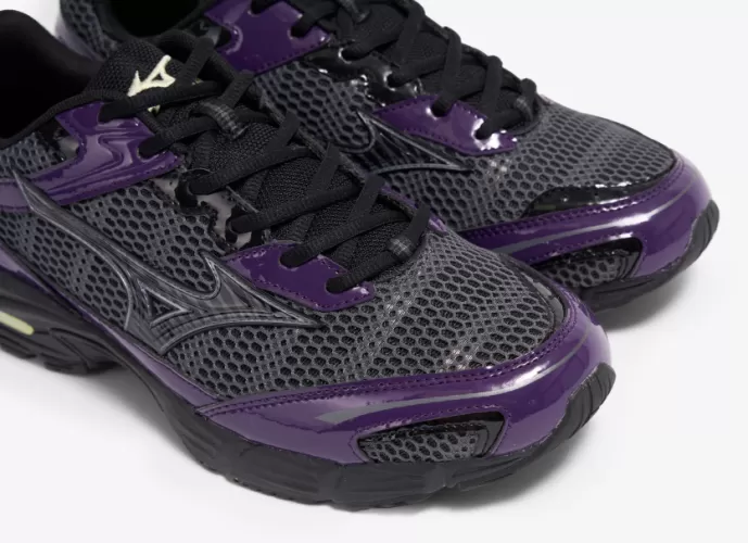 Mizuno Sport MIZUNO FORTIS LS Sportstyle - iron gate/iron gate/blackberry