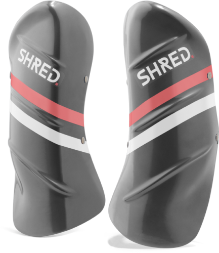 Preview: SHRED. SHIN GUARDS SKI RACE PROTECTION - grey/rust