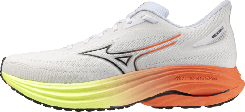 Preview: Mizuno Sport WAVE ULTIMA 17 Road Running Neutral - white/black/lava orange