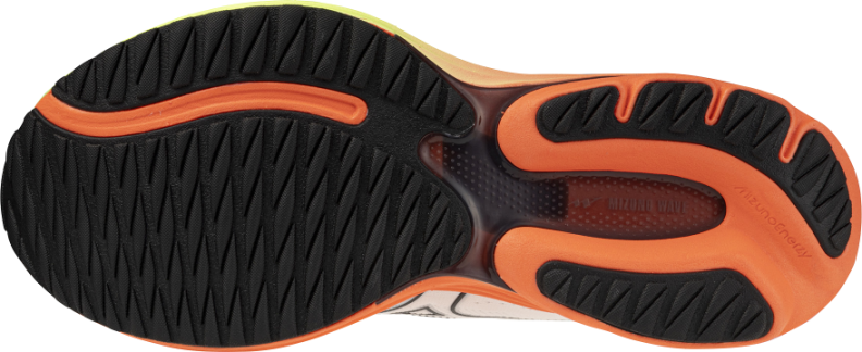 Preview: Mizuno Sport WAVE ULTIMA 17 Road Running Neutral - white/black/lava orange