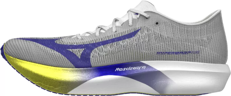 Mizuno Sport HYPERWARP PURE Performance Running - white/lightning yellow/dazzling blue