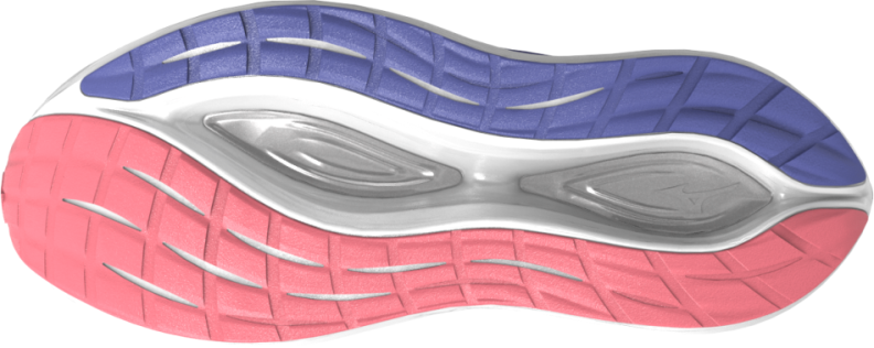Preview: Mizuno Sport MIZUNO NEO VISTA 2 Road Running Neutral - white/striking coral/iris bloo