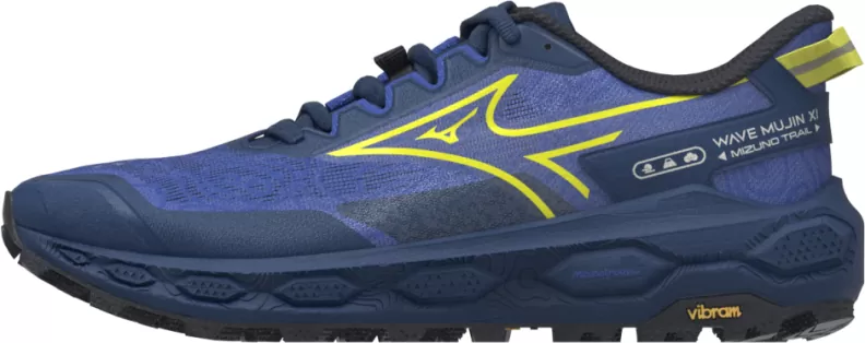 Mizuno Sport WAVE MUJIN 11 Trail Running - dazzling blue/lightning yellow/estate bl