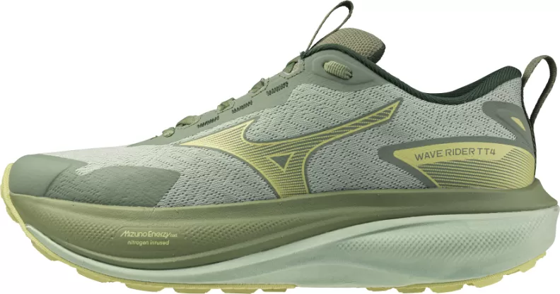 Mizuno Sport WAVE RIDER TT 4 Trail Running - aqua gray/beechnut/sea spray