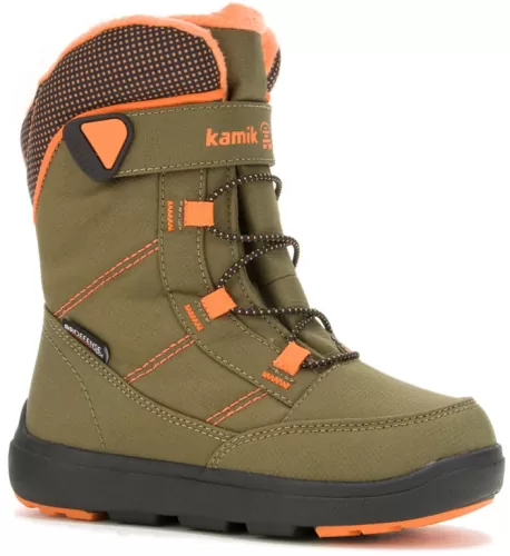 Kamik STANCE2 kids - olive/orange