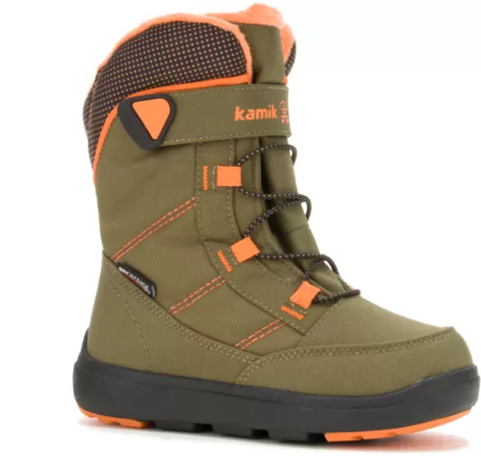 Kamik STANCE2 kids - olive/orange