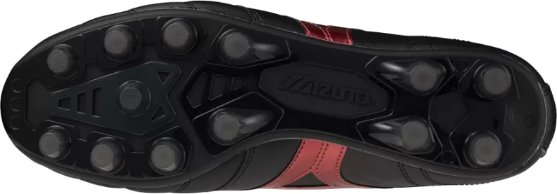 Mizuno Sport MORELIA II PRO FG Football - black/morelia 40th red/black sand