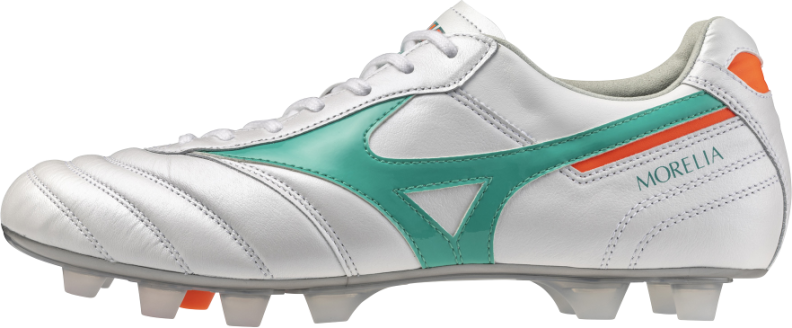 Preview: Mizuno Sport MORELIA II JAPAN FG Football - white/arcadia/lava orange