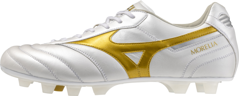 Preview: Mizuno Sport MORELIA II ELITE FG Football - white/football gold/galaxy silver