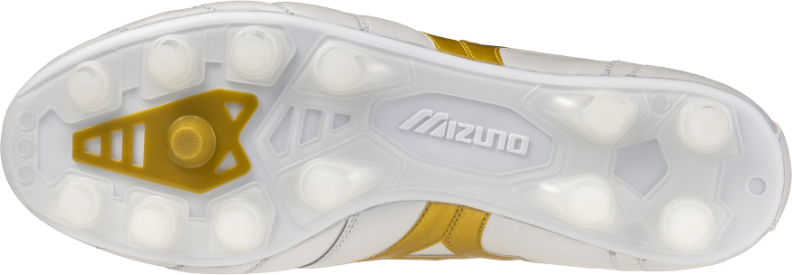 Preview: Mizuno Sport MORELIA II ELITE FG Football - white/football gold/galaxy silver