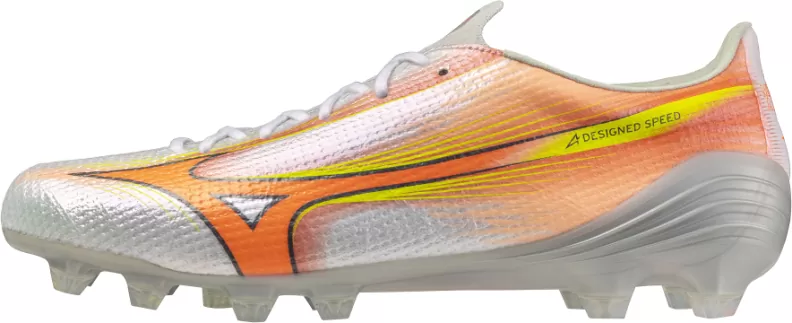 Mizuno Sport MIZUNO a III JF JAPAN FG Football - white/lava orange/evening prim