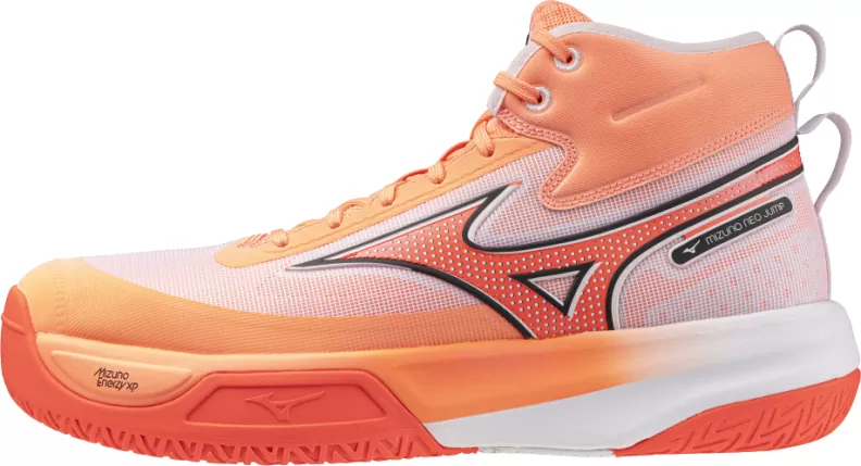 Mizuno Sport MIZUNO NEO JUMP MID Volleyball - flamingo coral/lava orange/whi