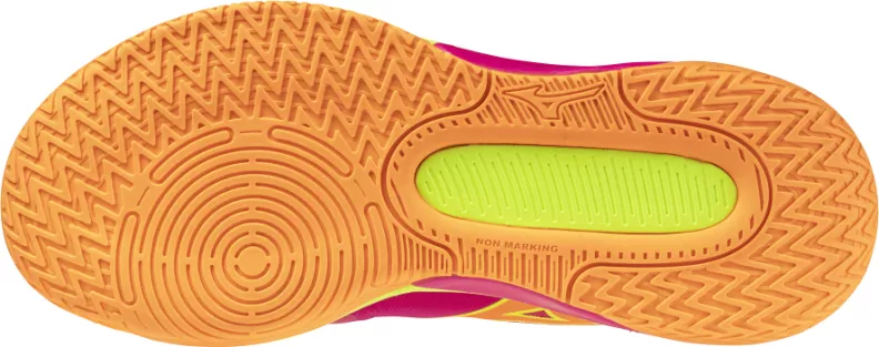 Mizuno Sport MIZUNO NEO JUMP Volleyball - pink tetra/fortune yellow/light orange