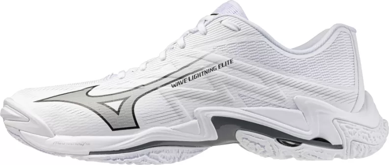 Mizuno Sport WAVE LIGHTNING ELITE Volleyball - white/ultimate gray/black