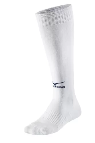 Mizuno Sport Comfort Volley Socks Long Accessoires - White/Navy