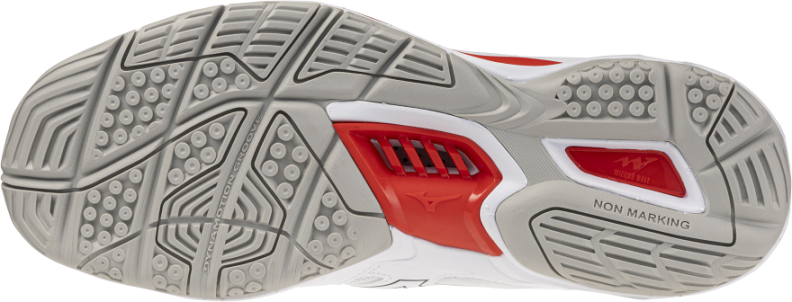 Preview: Mizuno Sport WAVE PHANTOM 3 Handball - white/black/fiery red