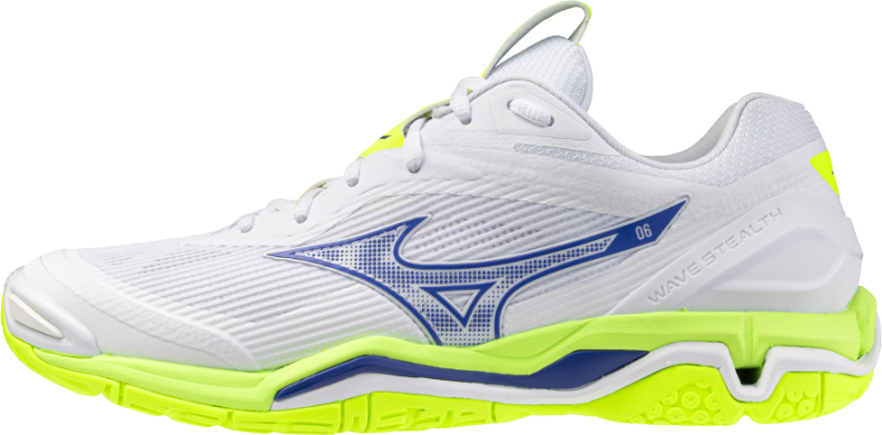 Preview: Mizuno Sport WAVE STEALTH 6 Handball - white/lightning yellow/dazzling blue