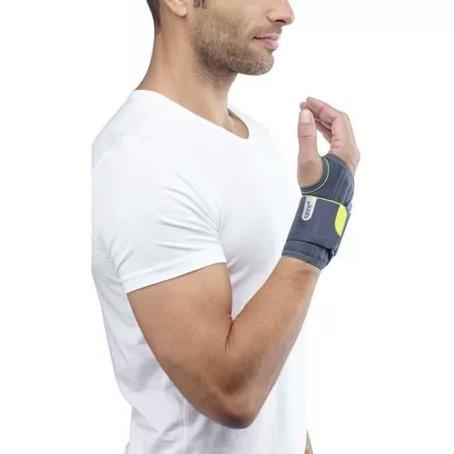 Push Sports Handgelenkbandage links M - grau, petrol