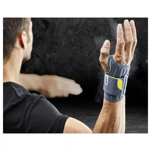 Push Sports Handgelenkbandage rechts L - grau, petrol