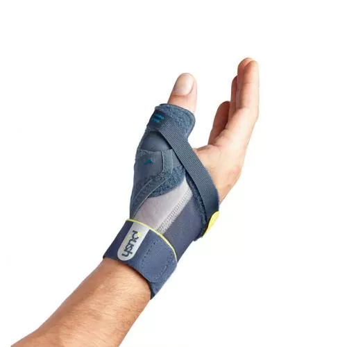 Push Sports Daumenbandage links M - grau, petrol