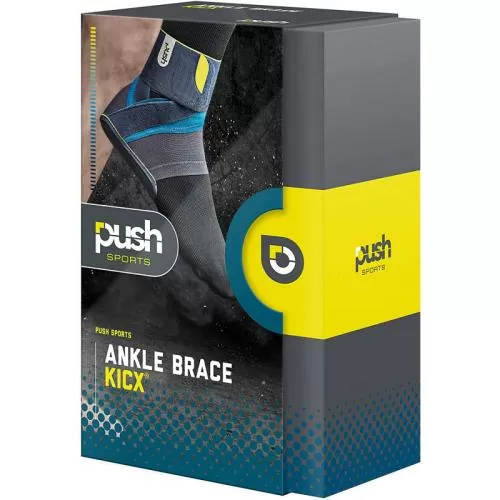Push Sports Knöchelbandage Kicx links L - grau, petrol