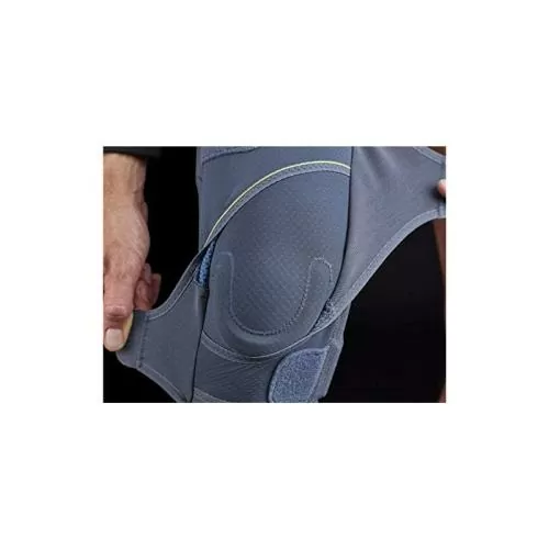 Push Sports Kniebandage M - grau, petrol