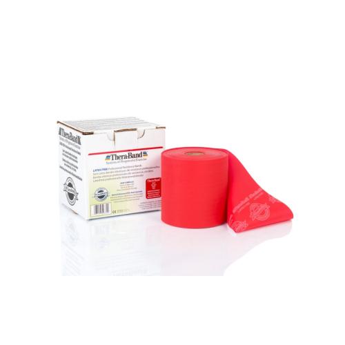 Preview: TheraBand Latexfrei 22m - rot (mittel)