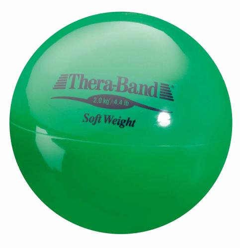 Preview: TheraBand Gewichtsball Soft - grün (2.0Kg)