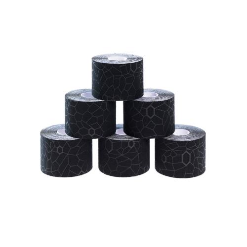 Preview: TheraBand Kinesiology Tape Rollen Set 5m x 5cm (6 St.) - (Black/ Black)