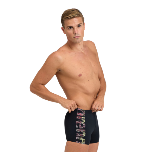 Preview: Arena M Arena Kikko Pro Swim Short Graphic SCHWARZ