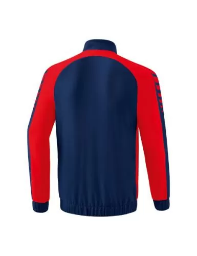 Erima Six Wings Präsentationsjacke für Kinder - new navy/rot