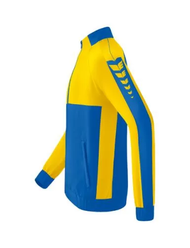 Erima Six Wings Präsentationsjacke für Kinder - new royal/gelb