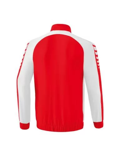 Erima Six Wings Präsentationsjacke für Kinder - rot/weiß