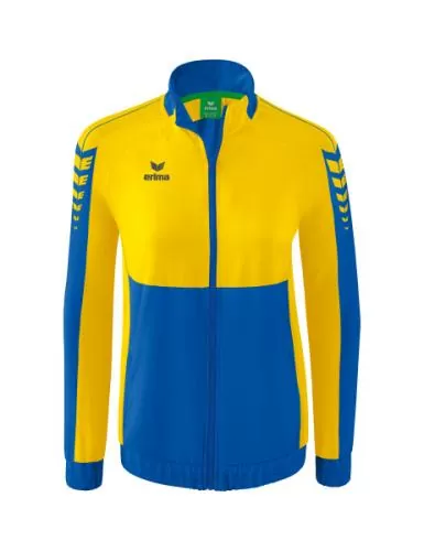 Erima Women's Six Wings Presentation Jacket - new royal/yellow