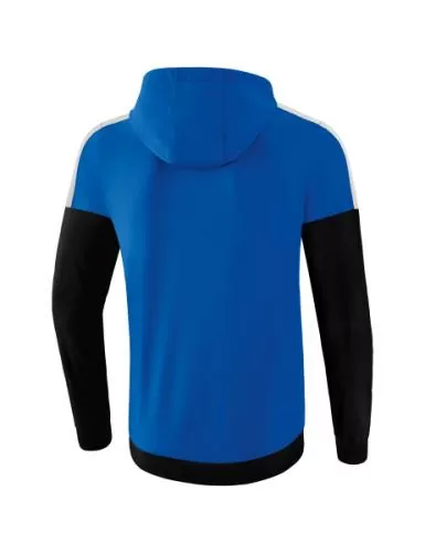 Erima Squad Tracktop Jacke mit Kapuze - new royal/schwarz/weiß
