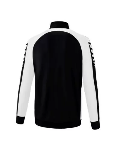 Erima Six Wings Worker Jacke - schwarz/weiß