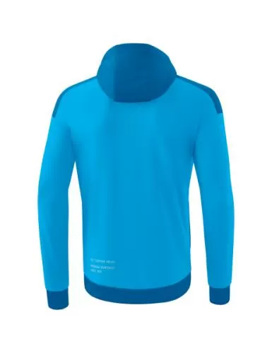 Erima CHANGE by erima Trainingsjacke mit Kapuze - curacao/mykonos/weiß