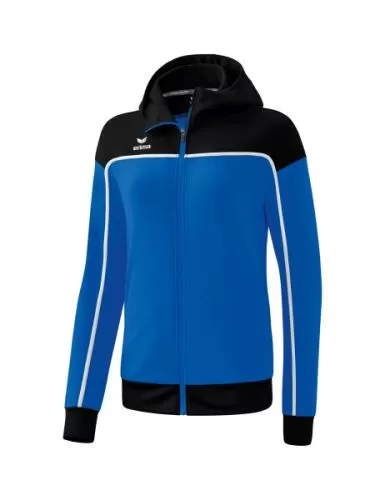 Erima Frauen CHANGE by erima Trainingsjacke mit Kapuze - new royal/schwarz/weiß