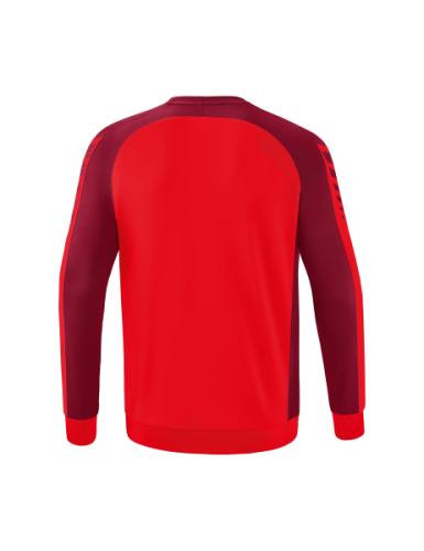 Preview: Erima Six Wings Sweatshirt - rot/bordeaux