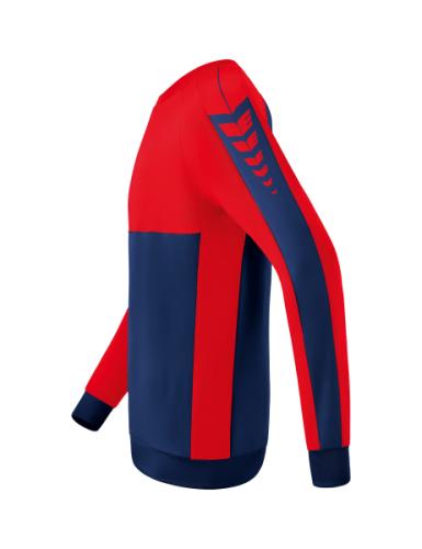 Preview: Erima Six Wings Sweatshirt - new navy/rot