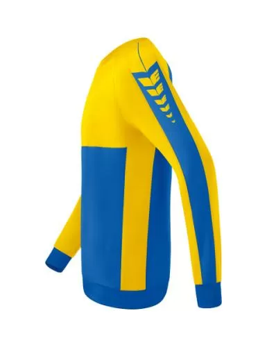 Erima Children's SIX WINGS Sweatshirt - new royal/yellow